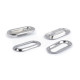 Ocheți ovali 4x16 mm - Nichel (200 Perechi) Ocheți ovali 4x16 mm - Nichel (200 Perechi)