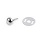 Ţinte metalice / piciorușe metalice genți, ø8 mm - Nichel (300 Seturi) Ţinte metalice / piciorușe metalice genți, ø8 mm - Nichel (300 Seturi)