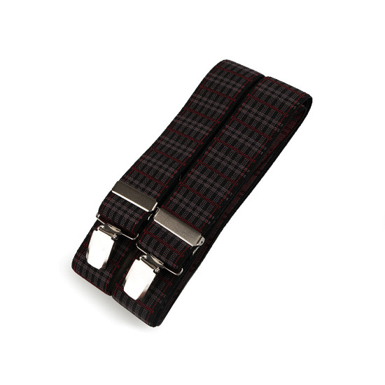 Bretele pantaloni tip x, diverse modele - Vișiniu (1 Bucată)