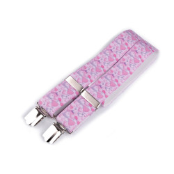 Bretele copii tip y, 60 cm, diverese modele - Roz (1 Bucată)