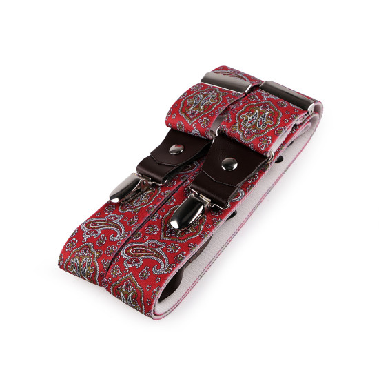 Bretele tip y, latime 3,5 cm, lungime 120 cm - Roșu (1 Bucată) Bretele tip y, latime 3,5 cm, lungime 120 cm - Roșu (1 Bucată)