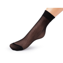 Șosete nylon evona 20 den, set 5 perechi - Negru (1 Cutie)