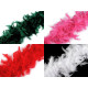 Șirag fulgi boa, pene curcan 60g, lungime 1,8m - Verde închis (6 Bucăți) Șirag fulgi boa, pene curcan 60g, lungime 1,8m - Verde închis (6 Bucăți)
