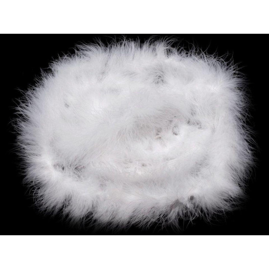 Șirag fulgi boa, 25g, lungime 2 m - Gri foarte deschis (4 Bucăți) Șirag fulgi boa, 25g, lungime 2 m - Gri foarte deschis (4 Bucăți)