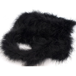 Șirag fulgi boa, 25g, lungime 2 m - Negru (1 Bucată)