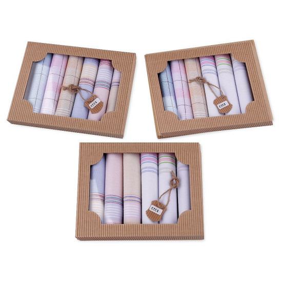 Batiste damă, 6 buc/set - Mix aleatoriu de variante (1 Cutie)