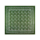Batic bumbac, imprimeu floral, 70x70 cm - Negru (1 Bucată)