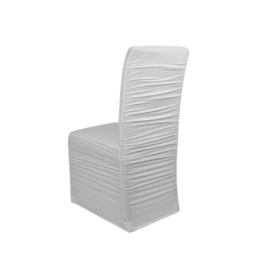 Husă scaun elastică lycra - Alb (4 Bucăți) Husă scaun elastică lycra - Alb (4 Bucăți)