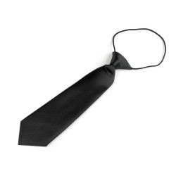 Cravată copii, 7x27 - Negru (1 Bucată)