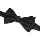 Papion din satin - Negru (1 Bucată) Papion din satin - Negru (1 Bucată)