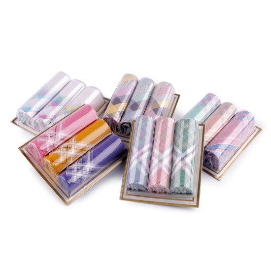 Batiste damă, 3 buc/set - Mix aleatoriu de variante (3 Cutii) Batiste damă, 3 buc/set - Mix aleatoriu de variante (3 Cutii)