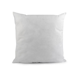 Pernă umplută cu fibră de poliester siliconizat, 350 g, 40x40 cm - Alb (2 Bucăți)