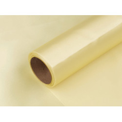 Satin, lățime 36 cm - Galben vanilie (36 Metri)