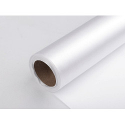 Satin, lățime 36 cm - Alb (36 Metri)