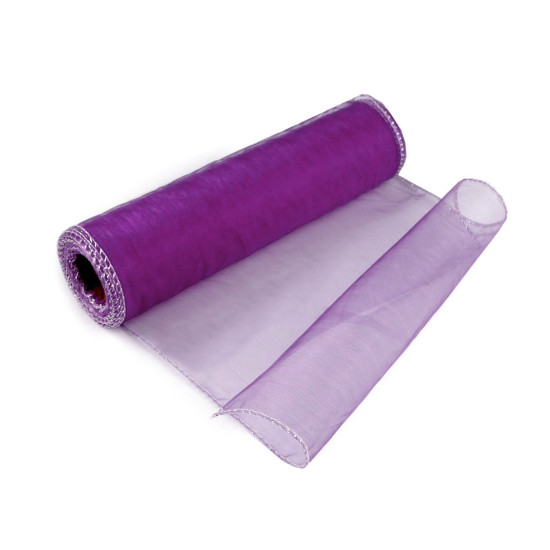 Organza, lățime 21 cm - Violet (9 Metri) Organza, lățime 21 cm - Violet (9 Metri)