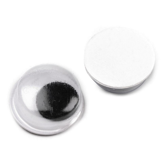 Ochi mobili autoadezivi, ø15 mm - Conform imaginii (200 Bucăți) Ochi mobili autoadezivi, ø15 mm - Conform imaginii (200 Bucăți)