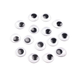 Ochi mobili autoadezivi, ø12 mm - Conform imaginii (1000 Bucăți)