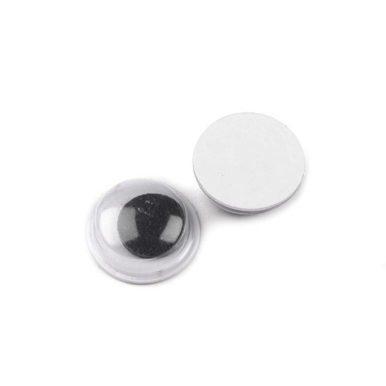 Ochi mobili autoadezivi, ø8 mm - Conform imaginii (50 Bucăți) Ochi mobili autoadezivi, ø8 mm - Conform imaginii (50 Bucăți)