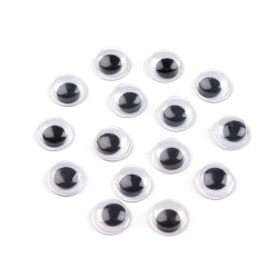 Ochi mobili autoadezivi, ø8 mm - Conform imaginii (1000 Bucăți)