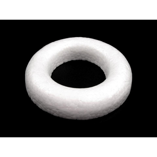 Cerc polistiren secționat, ø14,5 cm - Alb (25 Bucăți)