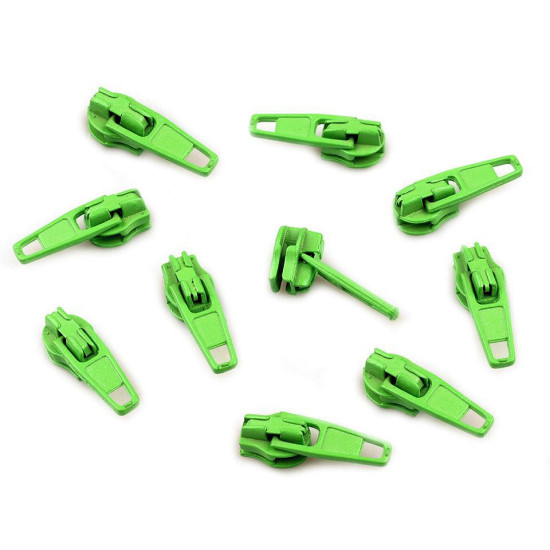 Cursor fermoar spiralat, no 3 - Alb (100 Bucăți) Cursor fermoar spiralat, no 3 - Alb (100 Bucăți)