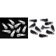 Cursor fermoar spiralat, no 3 - Alb (100 Bucăți) Cursor fermoar spiralat, no 3 - Alb (100 Bucăți)