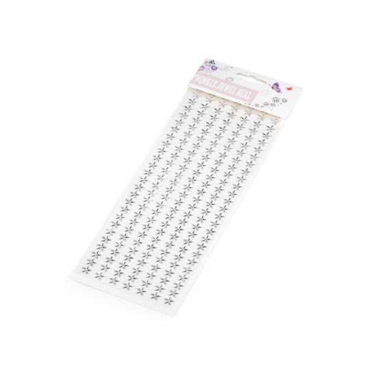 Steluțe autoadezive, ø10 mm - Argintiu mediu (1 Card) Steluțe autoadezive, ø10 mm - Argintiu mediu (1 Card)
