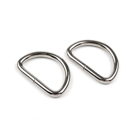 Inel metalic tip d, lățime 25 mm - Lac negru (50 Bucăți) Inel metalic tip d, lățime 25 mm - Lac negru (50 Bucăți)