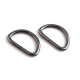 Inel metalic tip d, lățime 25 mm - Lac negru (50 Bucăți) Inel metalic tip d, lățime 25 mm - Lac negru (50 Bucăți)