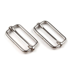Cataramă de ajustare, 33 mm - Nichel (10 Bucăți)