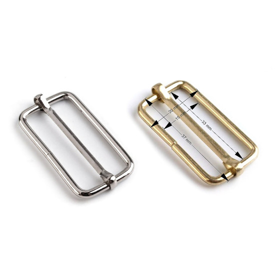 Cataramă de ajustare, 33 mm - Alamă antică (300 Bucăți)