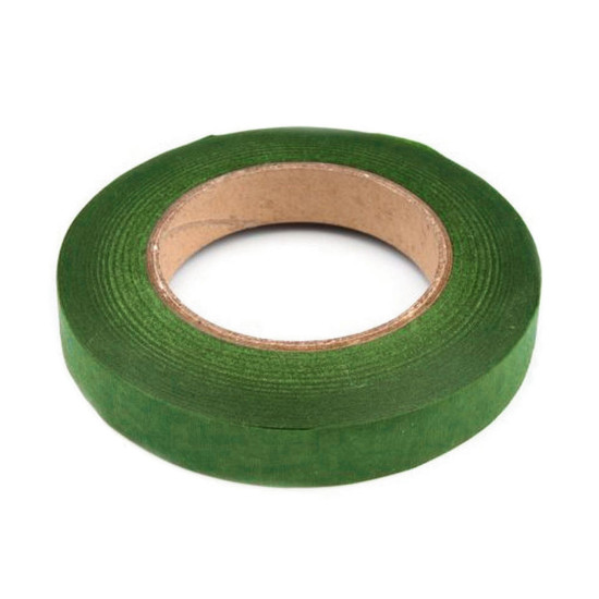 Bandă floristică, lățime 12 mm - Verde ferigă (12 Bucăți) Bandă floristică, lățime 12 mm - Verde ferigă (12 Bucăți)