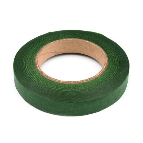 Bandă floristică, lățime 12 mm - Verde ferigă (12 Bucăți) Bandă floristică, lățime 12 mm - Verde ferigă (12 Bucăți)