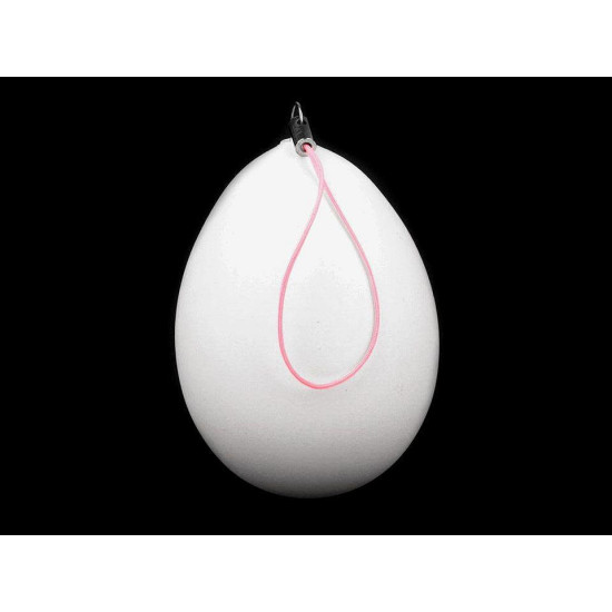 Ouă din plastic cu agățătoare, 46x64 mm - Alb lăptos (96 Bucăți) Ouă din plastic cu agățătoare, 46x64 mm - Alb lăptos (96 Bucăți)