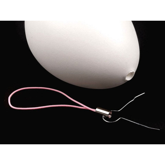 Ouă din plastic cu agățătoare, 46x64 mm - Alb lăptos (96 Bucăți) Ouă din plastic cu agățătoare, 46x64 mm - Alb lăptos (96 Bucăți)