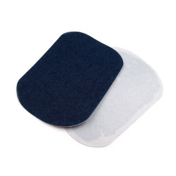 Petice termoadezive jeans, 13x18 cm - Melanj închis (1 Sac)