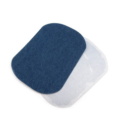 Petice termoadezive jeans, 13x18 cm - Albastru delta (1 Sac)
