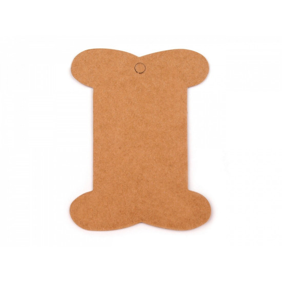 Card expunere panglici / șnururi, 8x10,5 cm - Natur (100 Bucăți) Card expunere panglici / șnururi, 8x10,5 cm - Natur (100 Bucăți)