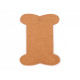 Card expunere panglici / șnururi, 8x10,5 cm - Natur (100 Bucăți) Card expunere panglici / șnururi, 8x10,5 cm - Natur (100 Bucăți)