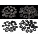 Capse de cusut din plastic, ø13 mm, ø15 mm - Transparent (10 Perechi) Capse de cusut din plastic, ø13 mm, ø15 mm - Transparent (10 Perechi)