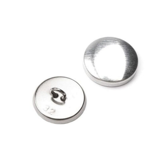 Nasturi de îmbrăcat metalici, 32" - Nichel (5000 Seturi) Nasturi de îmbrăcat metalici, 32" - Nichel (5000 Seturi)