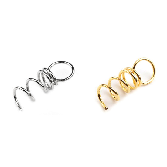 Agățătoare pentru polistiren, 1x3 cm - Auriu (400 Bucăți) Agățătoare pentru polistiren, 1x3 cm - Auriu (400 Bucăți)