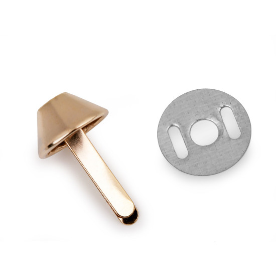 Ţinte metalice / piciorușe metalice genți, ø12 mm - Nichel închis (50 Seturi) Ţinte metalice / piciorușe metalice genți, ø12 mm - Nichel închis (50 Seturi)