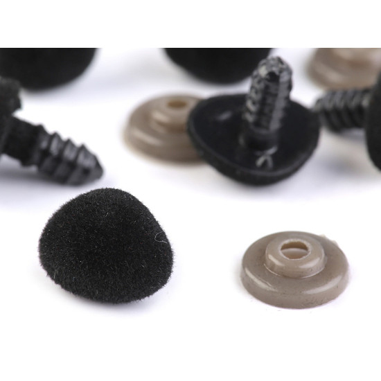 Nas pentru jucării cu dispozitiv de siguranță, 11x14 mm - Albastru deschis (10 Seturi)