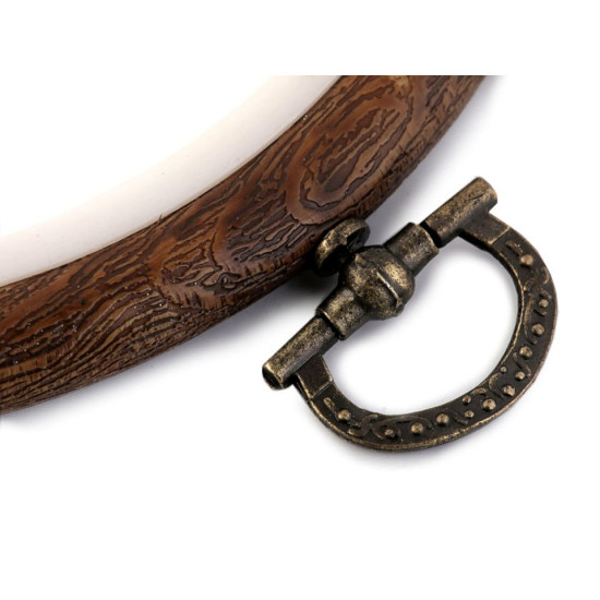 Gherghef / ramă pentru broderie, ø12 cm - Maro (1 Bucată) Gherghef / ramă pentru broderie, ø12 cm - Maro (1 Bucată)