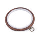 Gherghef / ramă pentru broderie, ø12 cm - Maro (1 Bucată) Gherghef / ramă pentru broderie, ø12 cm - Maro (1 Bucată)