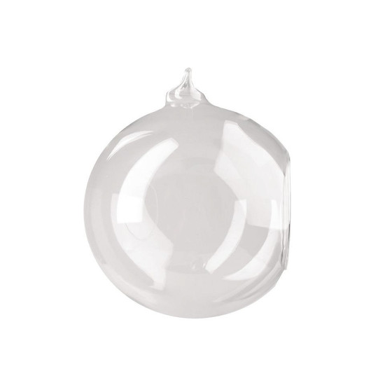 Terariu glob de sticlă, ø10 cm - Transparent (3 Bucăți)