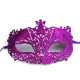 Mască de carnaval cu sclipici - Negru (1 Bucată) Mască de carnaval cu sclipici - Negru (1 Bucată)