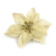 Crăciuniță decorativă cu lurex, ø14 cm - Auriu deschis (10 Bucăți) Crăciuniță decorativă cu lurex, ø14 cm - Auriu deschis (10 Bucăți)