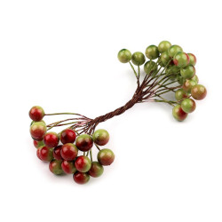 Legătură bobițe decorative - Verde măr (200 Bucăți)
